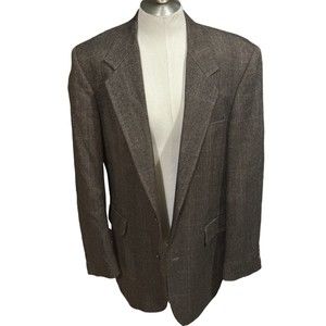 Vintage Hardy Amies Blazer Jacket Sport Coat Size 44R (see Pics) Pure Wool EUC